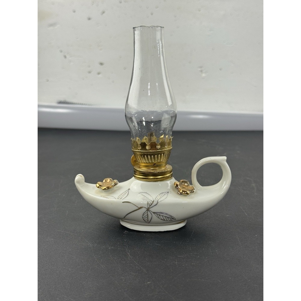 Vintage Miniature Hurricane Aladdin Lamp